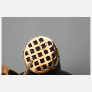 Oromalia, Schmuckset Ebenholz mit Gold