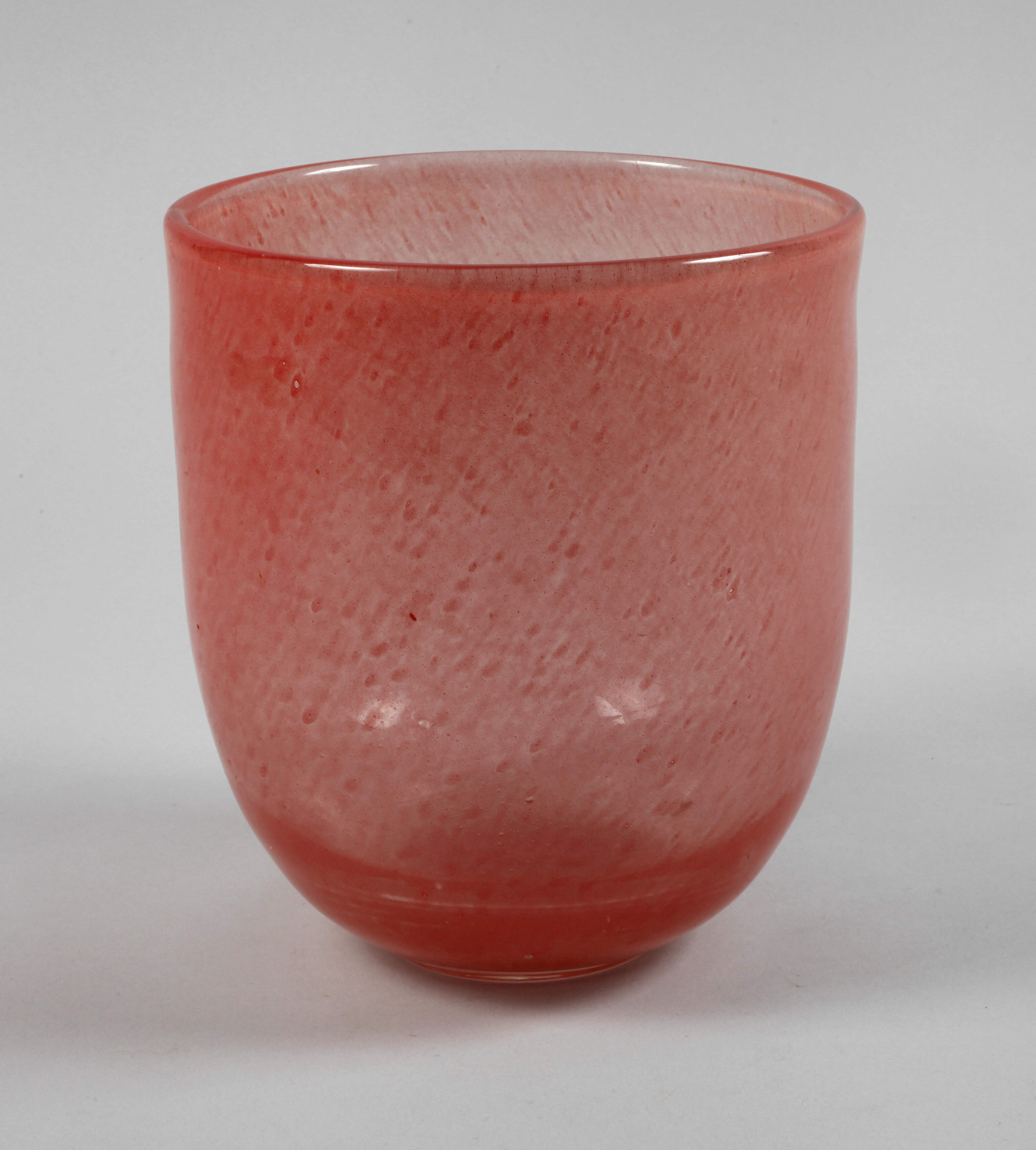 Murano große Bechervase rosé