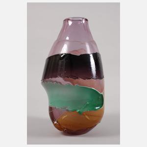 Große Vase Studioglas