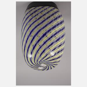 Murano große Vase mit Zanfiricostäben