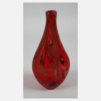 Murano Vase mit Kupferaventurin-Einschmelzungen111