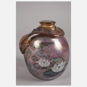Erwin Eisch Vase mit Kaulquappe