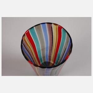 Murano Becherglas "A Canne"