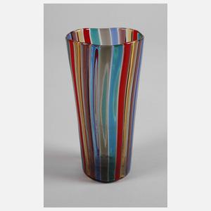 Murano Becherglas "A Canne"