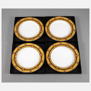 Rosenthal vier Speiseteller "Barocco"