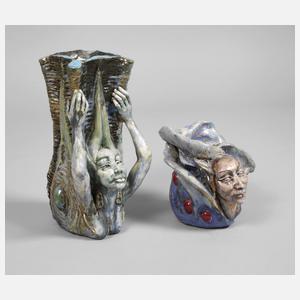 Anni Jung zwei Skulpturen