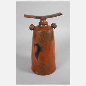 Pierre Bayle großes Deckelgefäß mit Walnüssen