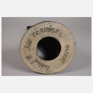 Künstlerkeramik Vogel-Kanne