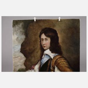 Bildplatte Portrait Prinz Wilhelm II. von Nassau-Oranien