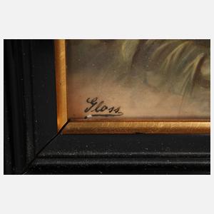 KPM Berlin Bildplatte "Zigeunermädchen"