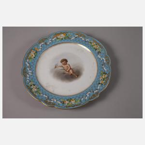 Russland sechs Prunkteller Puttenmotiv