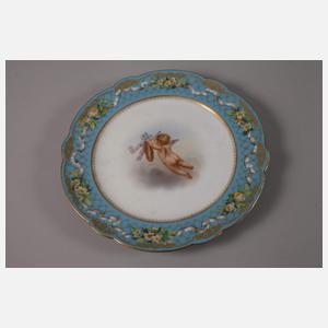 Russland sechs Prunkteller Puttenmotiv