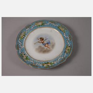 Russland sechs Prunkteller Puttenmotiv