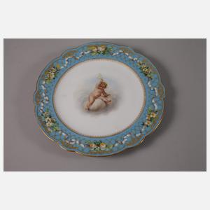 Russland sechs Prunkteller Puttenmotiv