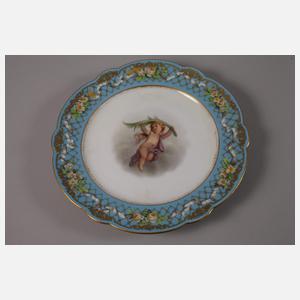 Russland sechs Prunkteller Puttenmotiv