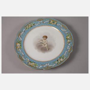 Russland sechs Prunkteller Puttenmotiv