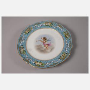 Russland sechs Prunkteller Puttenmotiv