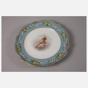 Russland sechs Prunkteller Puttenmotiv