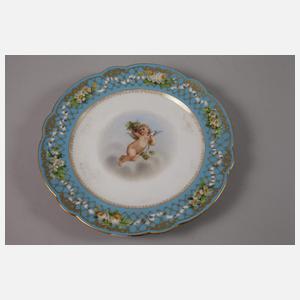 Russland vier Prunkteller Puttenmotiv