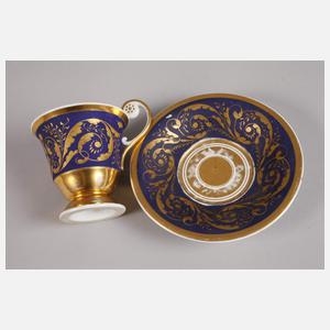 KPM Berlin Sammeltasse Golddekor