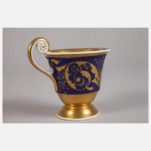 KPM Berlin Sammeltasse Golddekor