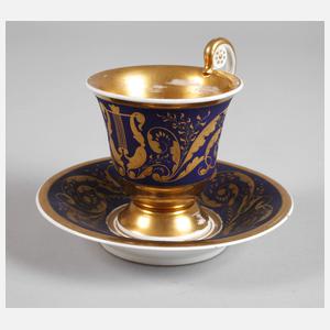 KPM Berlin Sammeltasse Golddekor