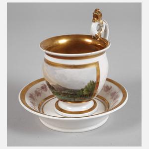 KPM Berlin Ansichtentasse "Waltershausen"