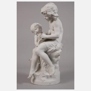 Frankreich großes Kinderpaar