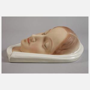 Böhmen Wandmaske Madonna mit Schleier