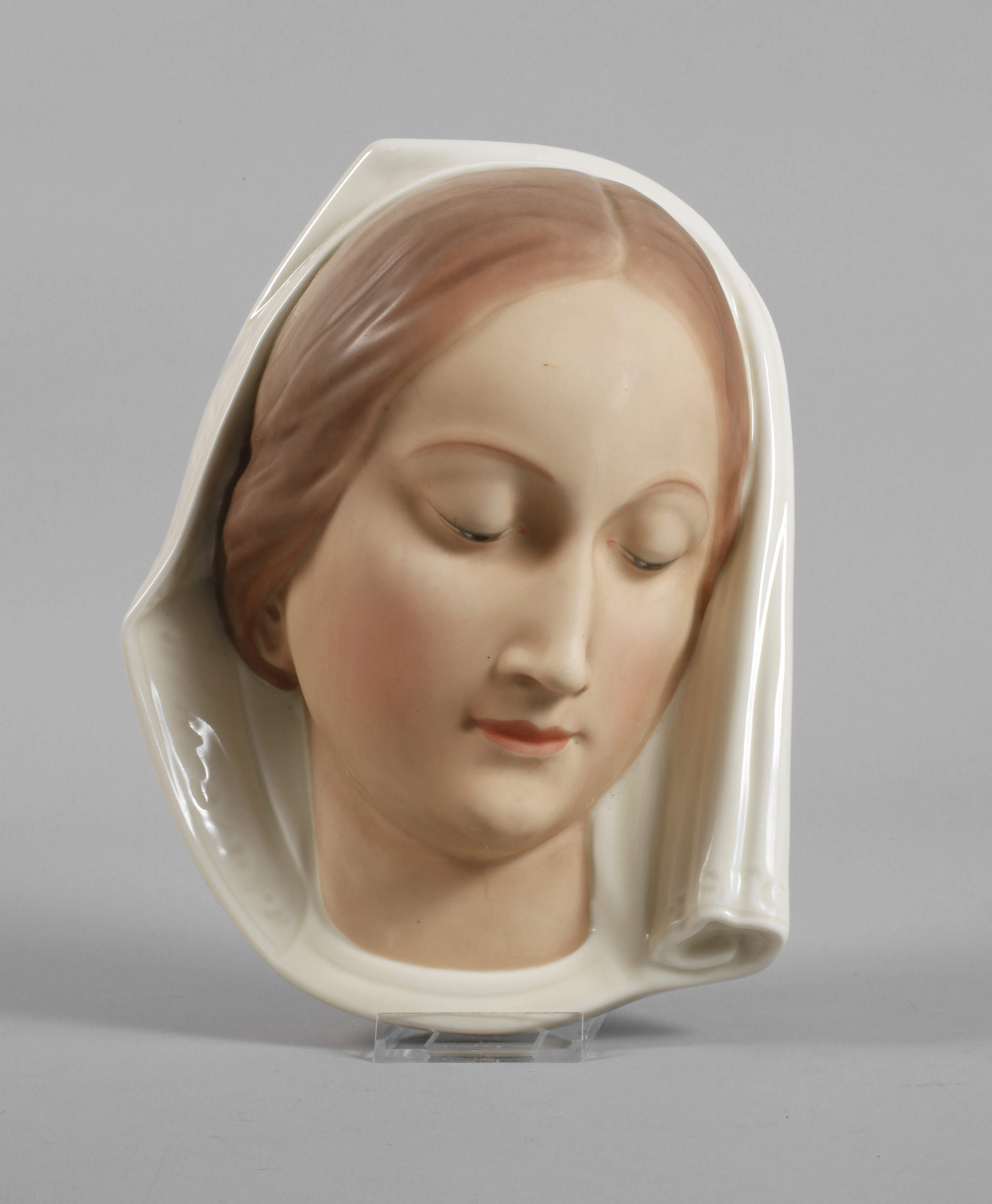 Böhmen Wandmaske Madonna mit Schleier