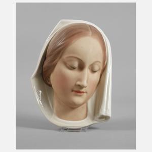 Böhmen Wandmaske Madonna mit Schleier