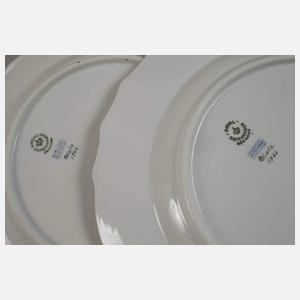 Kopenhagen Paar Speiseteller im Fauna-Danica-Stil