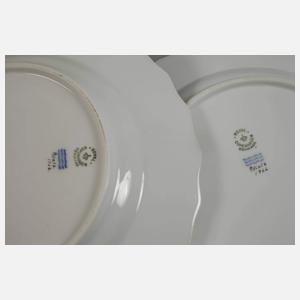 Kopenhagen Paar Speiseteller im Fauna-Danica-Stil