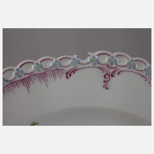 KPM Berlin vier Speiseteller "Königsglatt"