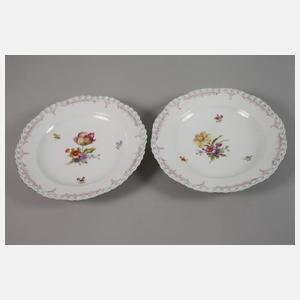 KPM Berlin zwei Speiseteller "Königsglatt"