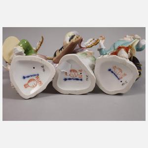 KPM Berlin drei verkleidete Amoretten