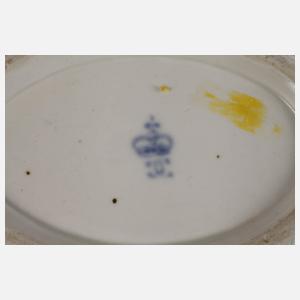 Ludwigsburg Durchbruchschale Blumenmalerei