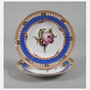 Meissen Paar Zierteller Marcolinizeit