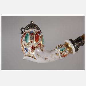 Meissen Pfeifenkopf "Pressglasmuster"