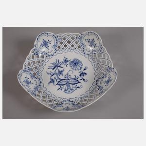 Meissen zwei Durchbruchschalen "Zwiebelmuster"