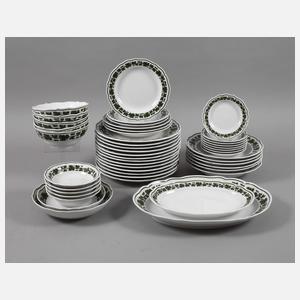 Meissen Speiseservice-Konvolut Weinlaubdekor