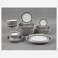 Meissen Speiseservice-Konvolut Weinlaubdekor111