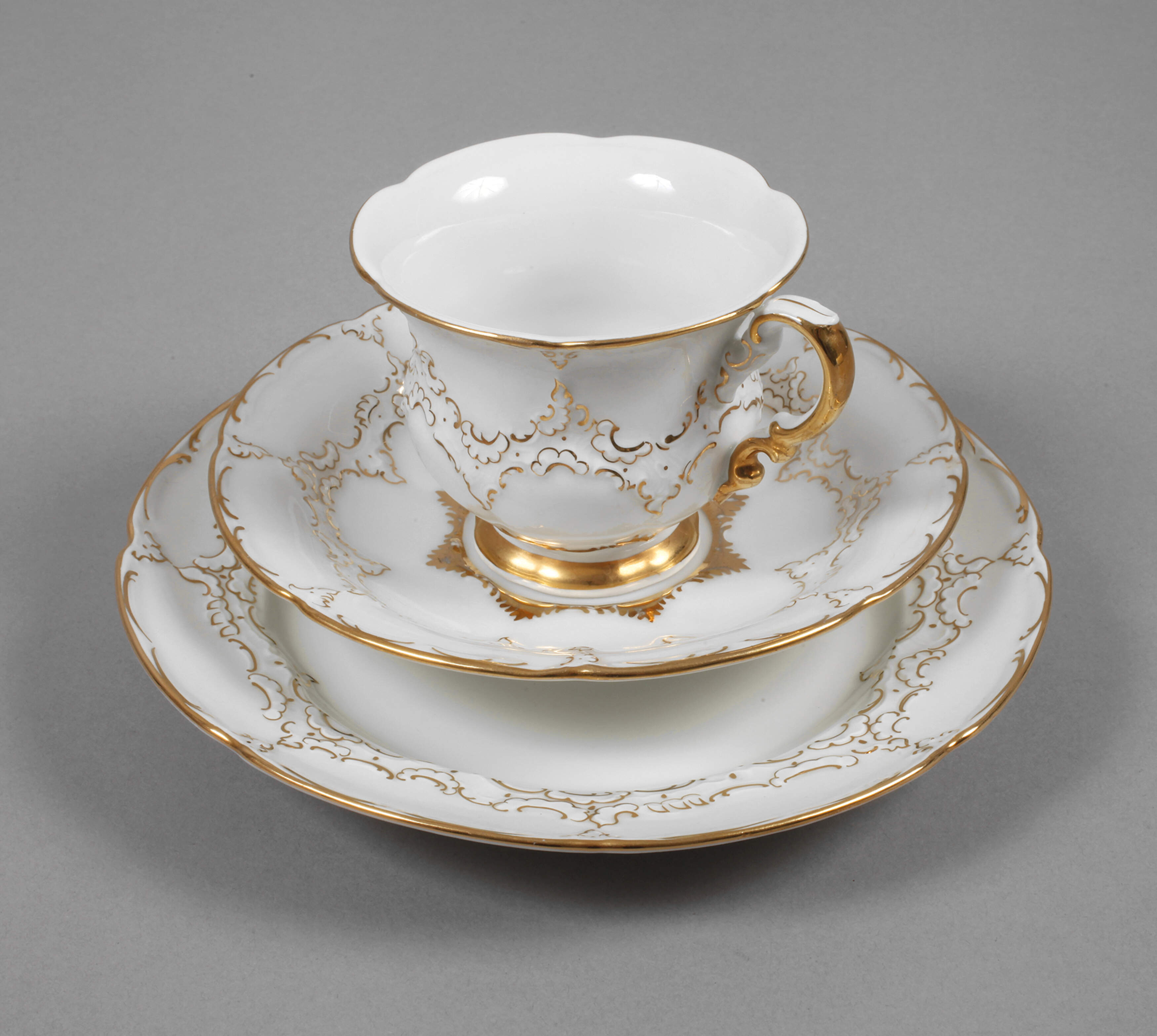 Meissen Prunkgedeck "B-Form"