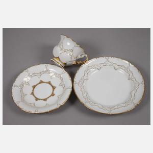 Meissen Prunkgedeck "B-Form"