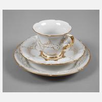 Meissen Prunkgedeck "B-Form"111