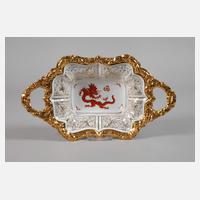 Meissen Prunkschale "Roter Mingdrache"111