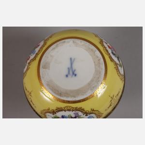 Meissen Deckeldose Ansicht "Dresden"