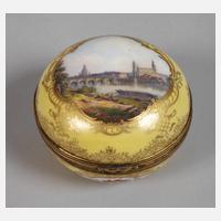 Meissen Deckeldose Ansicht "Dresden"111