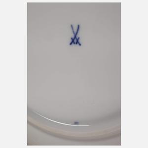 Meissen sechs Suppenteller "Blumen 3 schräg"