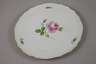 Meissen Tortenplatte und Kuchenteller Blumenmalerei
